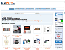 Tablet Screenshot of bizport.ro